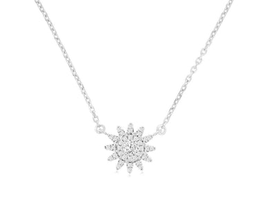 Diamond Star Design Necklace