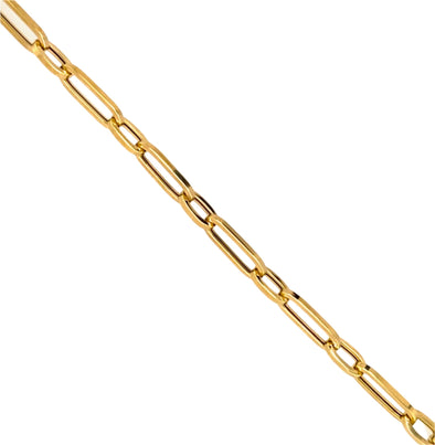 Oval Open Link Design Bracelet - 14kt Yellow Gold