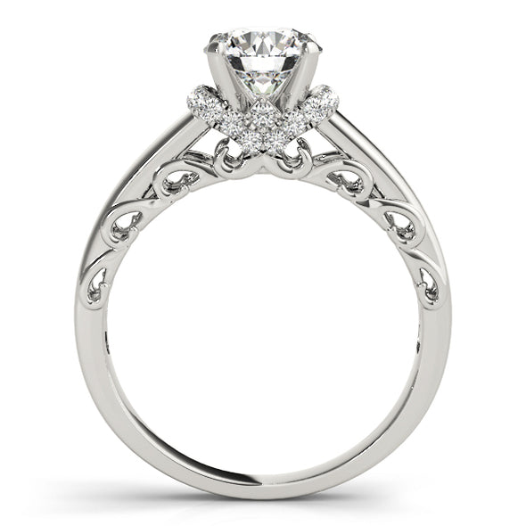 Wide Engagement Mounting with Diamond Detail