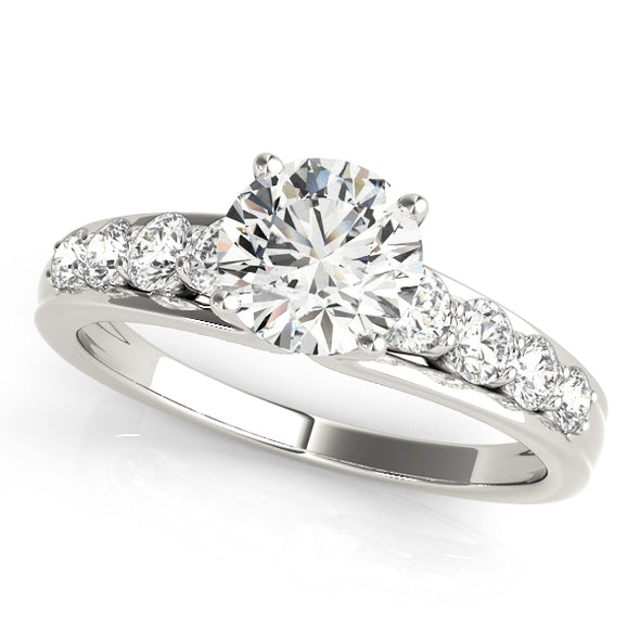 Eight Round Diamond Engagement Mounting