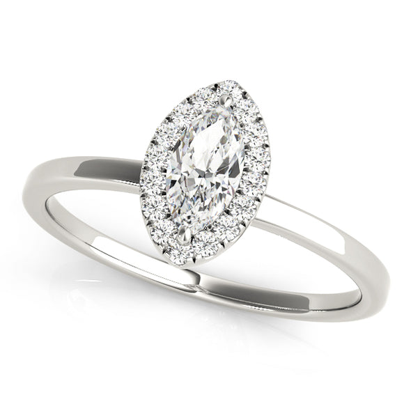 Marquise Diamond Halo Mounting