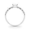 Oval Shape Eight Diamond Accented Mounting