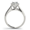 Marquise Shaped Diamond Halo Mounting