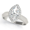 Marquise Shaped Diamond Halo Mounting