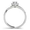 Open Swirl Design Diamond Engagement Mounting