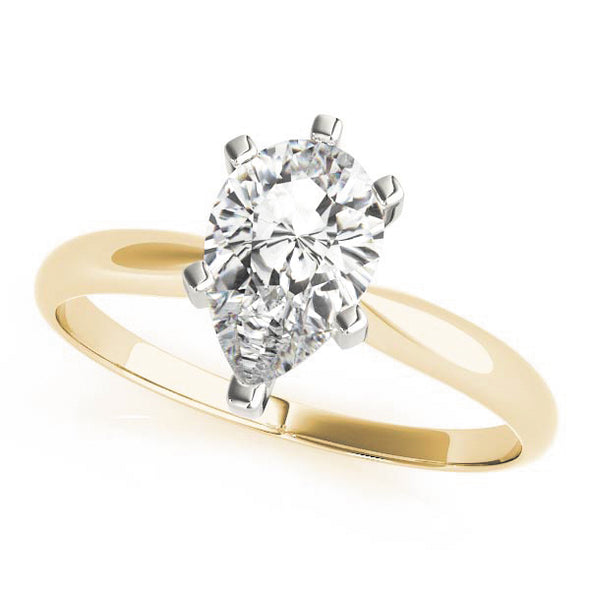 Pear Shaped Solitaire Mounting