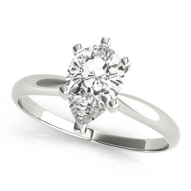 Pear Shaped Solitaire Mounting