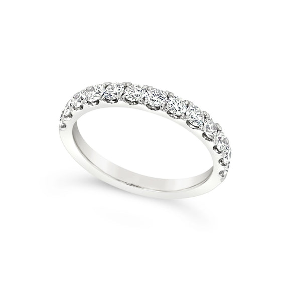 Thirteen Round Diamond Wedding Band - .78 carat t.w.